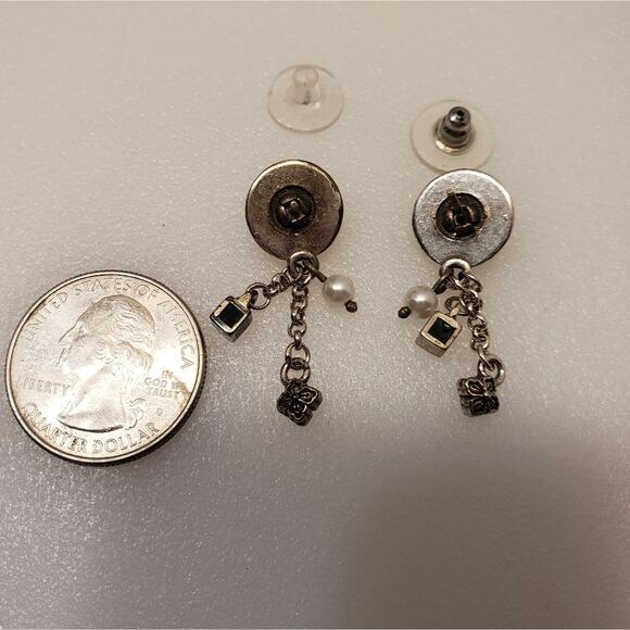 BRIGHTON dangle‎ jeweled earrings - Picture 4 of 4